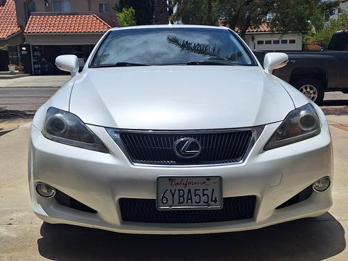 White 2012 Lexus IS 250C Base