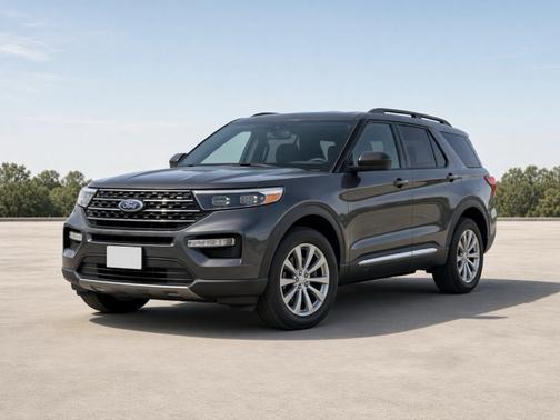 Gray 2020 Ford Explorer XLT