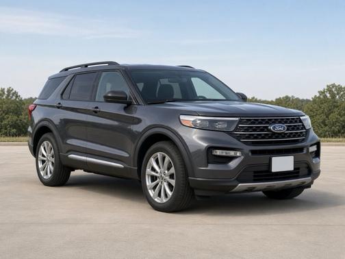 Gray 2020 Ford Explorer XLT