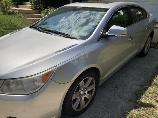 Silver 2010 Buick LaCrosse CXL