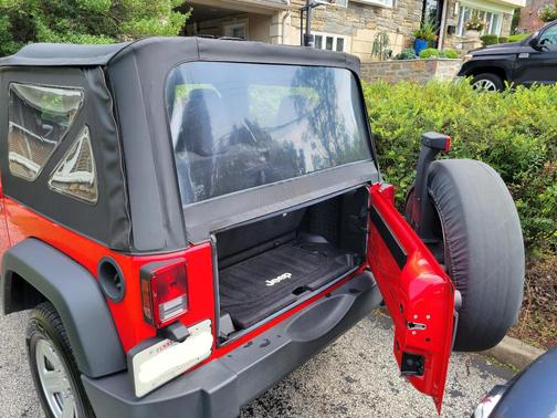 Red 2016 Jeep Wrangler Sport