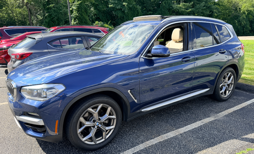 Blue 2021 BMW X3 xDrive30i