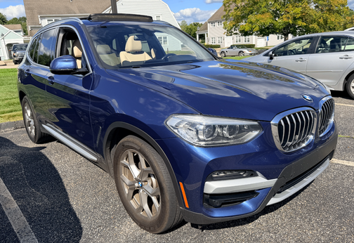 Blue 2021 BMW X3 xDrive30i