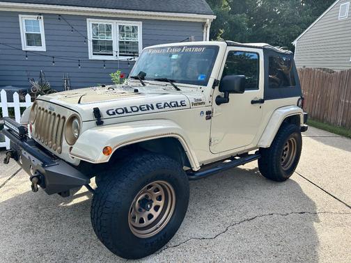 Beige 2012 Jeep Wrangler Sport