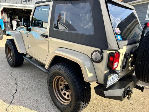 Beige 2012 Jeep Wrangler Sport
