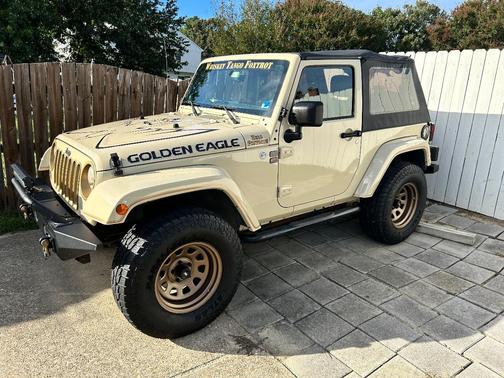 Beige 2012 Jeep Wrangler Sport