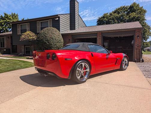 Red 2010 Chevrolet Corvette Grand Sport