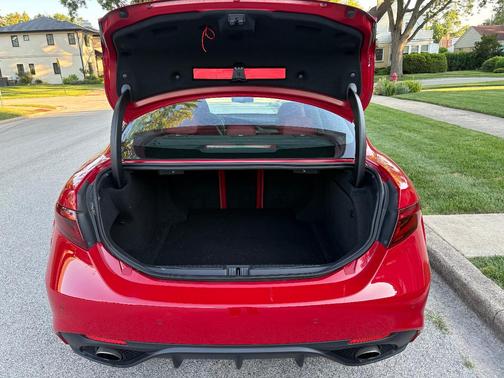Red 2017 Alfa Romeo Giulia Ti