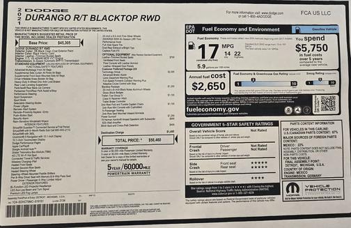 2021 Dodge Durango R/T