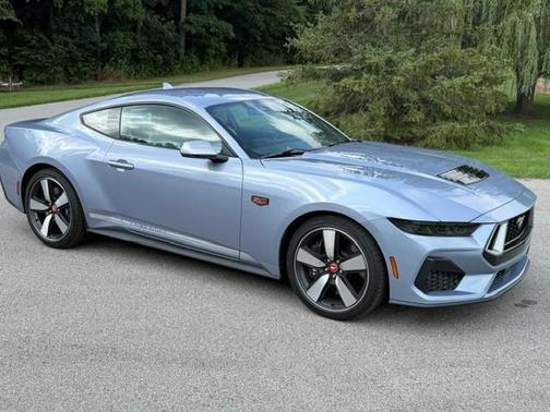 Blue 2025 Ford Mustang GT Premium