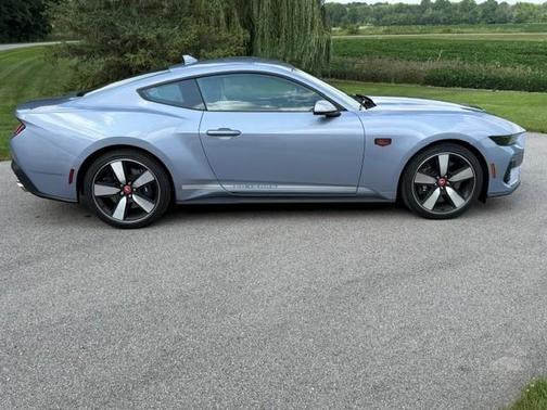 Blue 2025 Ford Mustang GT Premium