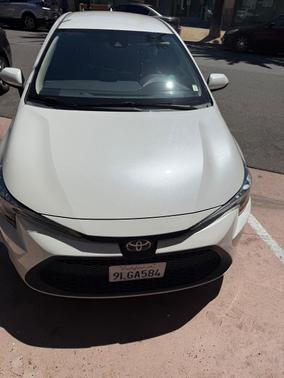 White 2020 Toyota Corolla LE