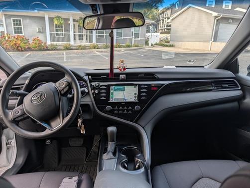 White 2020 Toyota Camry LE