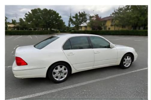 White 2003 Lexus LS 430 Base