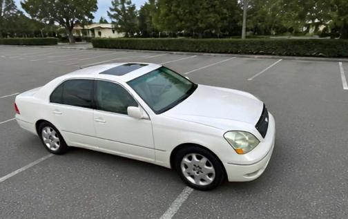 White 2003 Lexus LS 430 Base