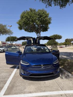 Blue 2016 Tesla Model X 90D