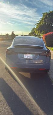 Blue 2026 Tesla Model X Plaid