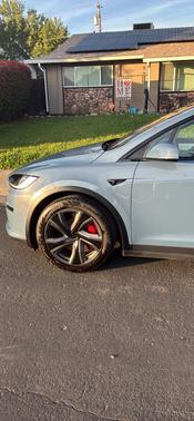 Blue 2026 Tesla Model X Plaid