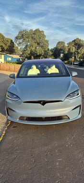 Blue 2026 Tesla Model X Plaid