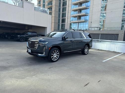 Blue 2021 Cadillac Escalade ESV Premium Luxury Platinum