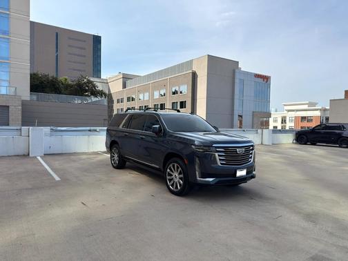 Blue 2021 Cadillac Escalade ESV Premium Luxury Platinum