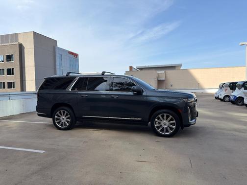 Blue 2021 Cadillac Escalade ESV Premium Luxury Platinum