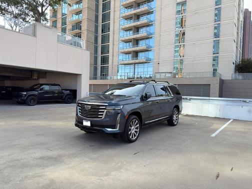 Blue 2021 Cadillac Escalade ESV Premium Luxury Platinum