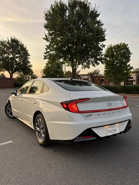 White 2020 Hyundai SONATA SEL