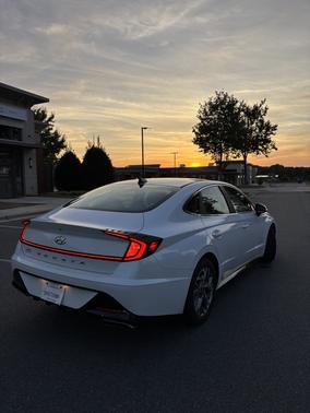 White 2020 Hyundai SONATA SEL