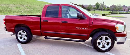 Red 2007 Dodge Ram 1500 SLT Quad Cab