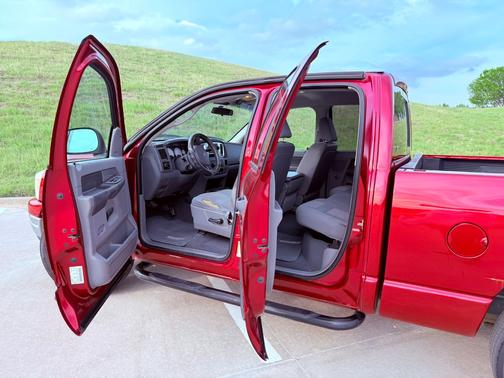 Red 2007 Dodge Ram 1500 SLT Quad Cab