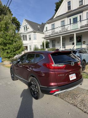 Red 2018 Honda CR-V Touring