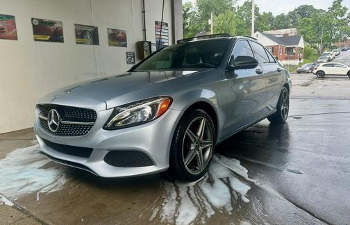 Blue 2016 Mercedes-Benz C-Class C 300 4MATIC Sport