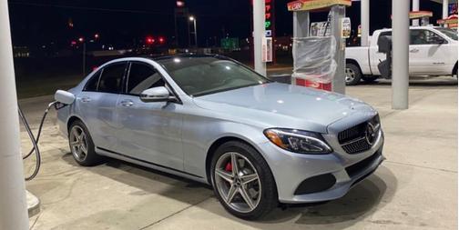 Blue 2016 Mercedes-Benz C-Class C 300 4MATIC Sport