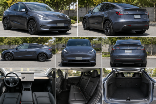 Gray 2024 Tesla Model Y Long Range