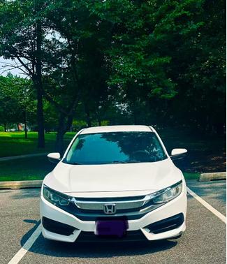 White 2016 Honda Civic LX