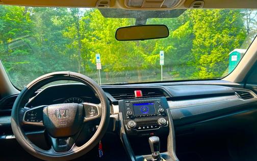 White 2016 Honda Civic LX