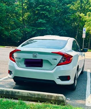 White 2016 Honda Civic LX