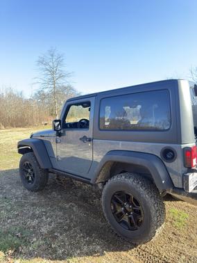 Gray 2014 Jeep Wrangler Willys Wheeler