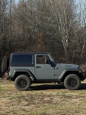 Gray 2014 Jeep Wrangler Willys Wheeler