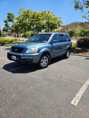 Blue 2005 Honda Pilot EX-L