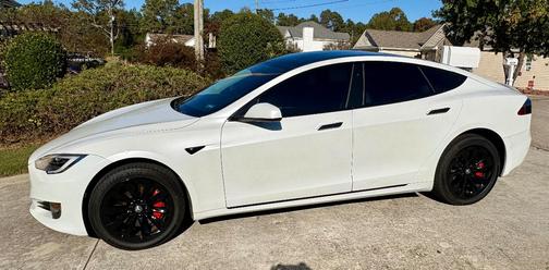 White 2017 Tesla Model S 100D