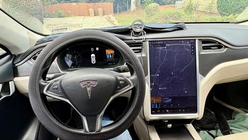 White 2017 Tesla Model S 100D