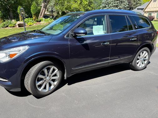 Blue 2017 Buick Enclave Premium