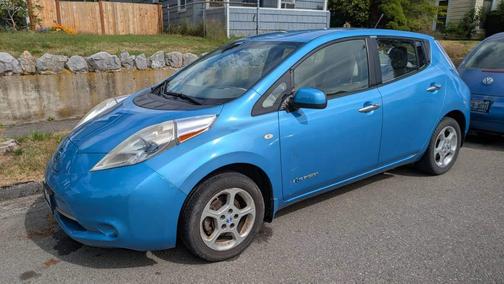 Blue 2012 Nissan Leaf SL