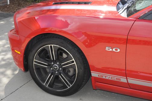 Red 2014 Ford Mustang GT Premium