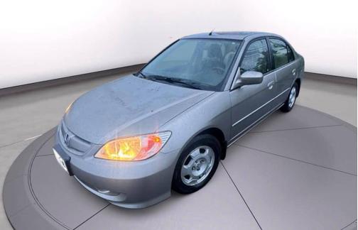 Beige 2004 Honda Civic Hybrid Base