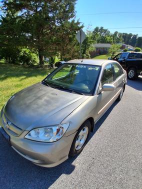 Beige 2004 Honda Civic Hybrid Base