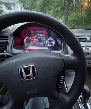 Beige 2004 Honda Civic Hybrid Base