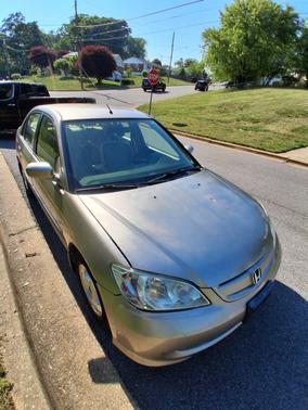 Beige 2004 Honda Civic Hybrid Base